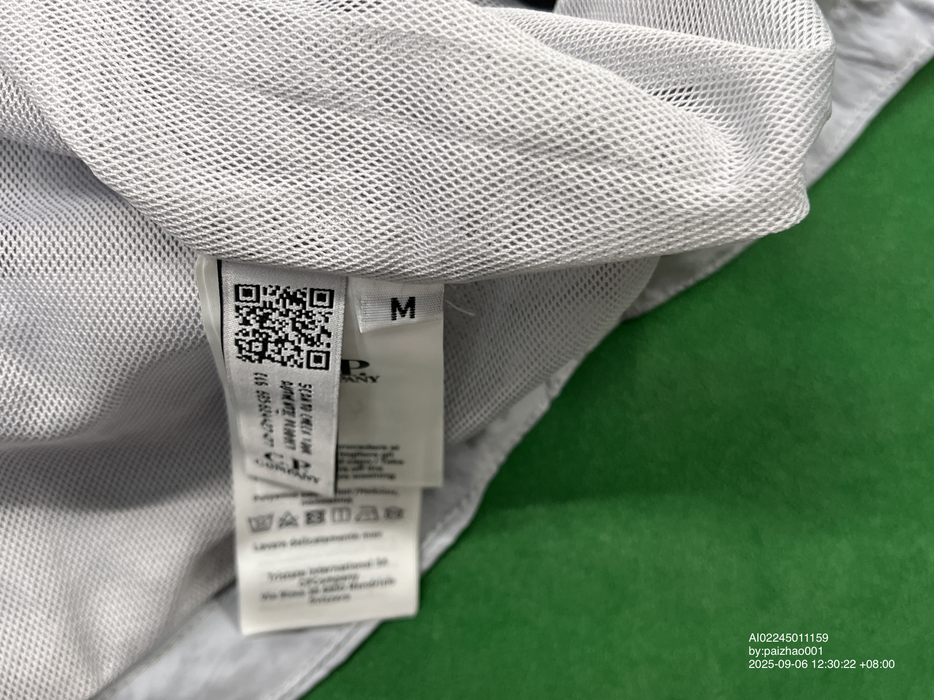 High-end stock CP Spring Men's casual sports Korean loose waterproof nylon shirt jacket
