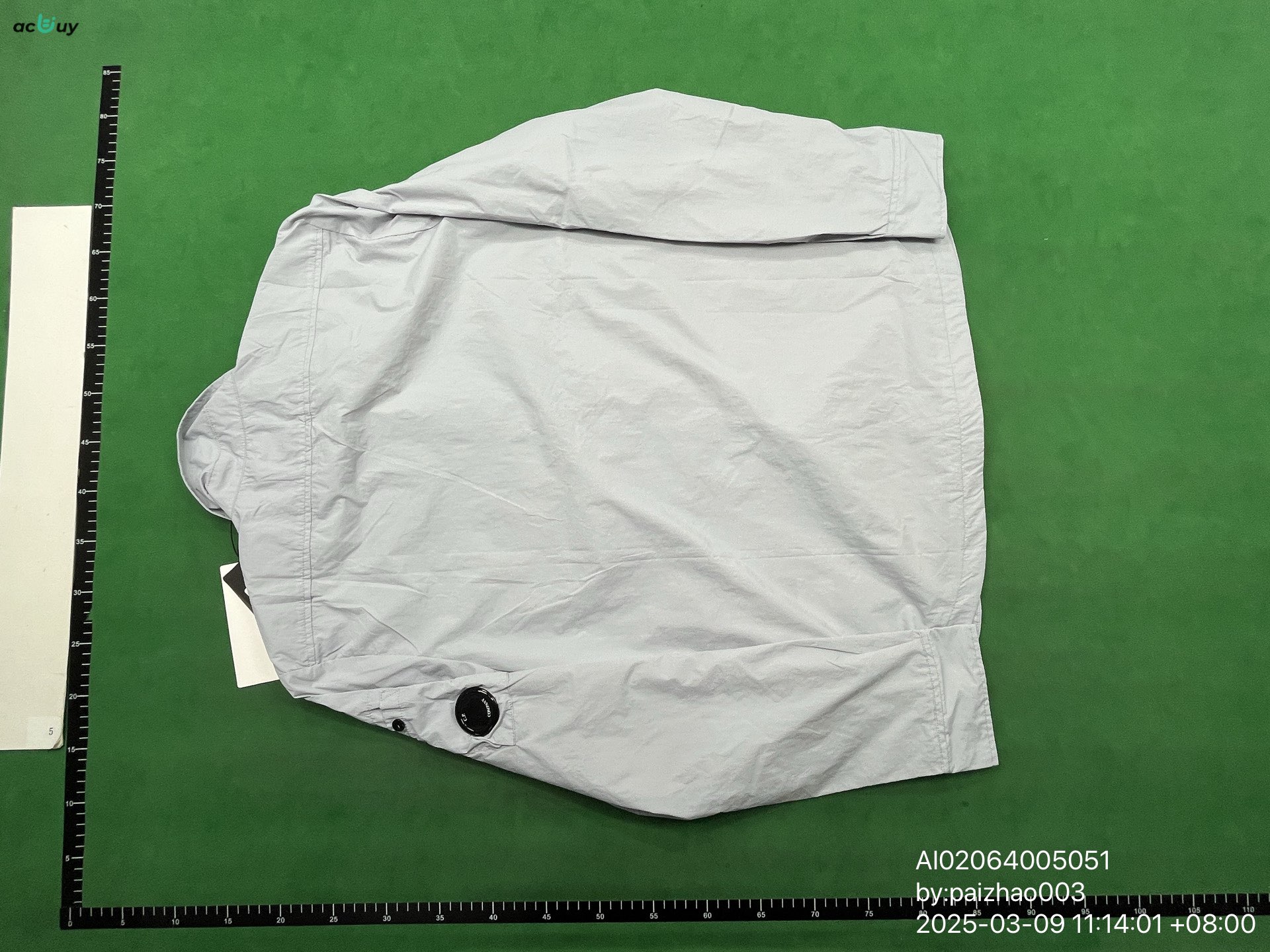 High-end stock CP Spring Men's casual sports Korean loose waterproof nylon shirt jacket