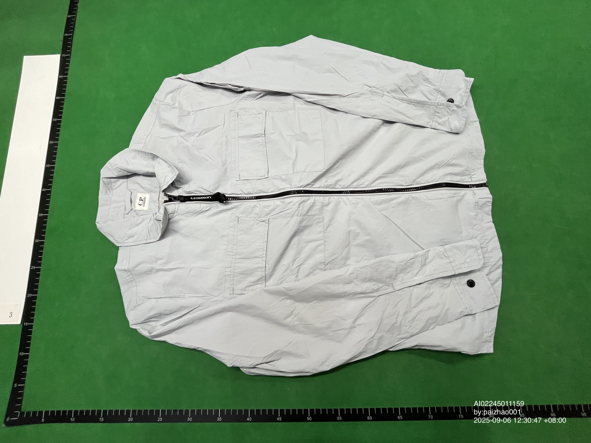 High-end stock CP Spring Men's casual sports Korean loose waterproof nylon shirt jacket