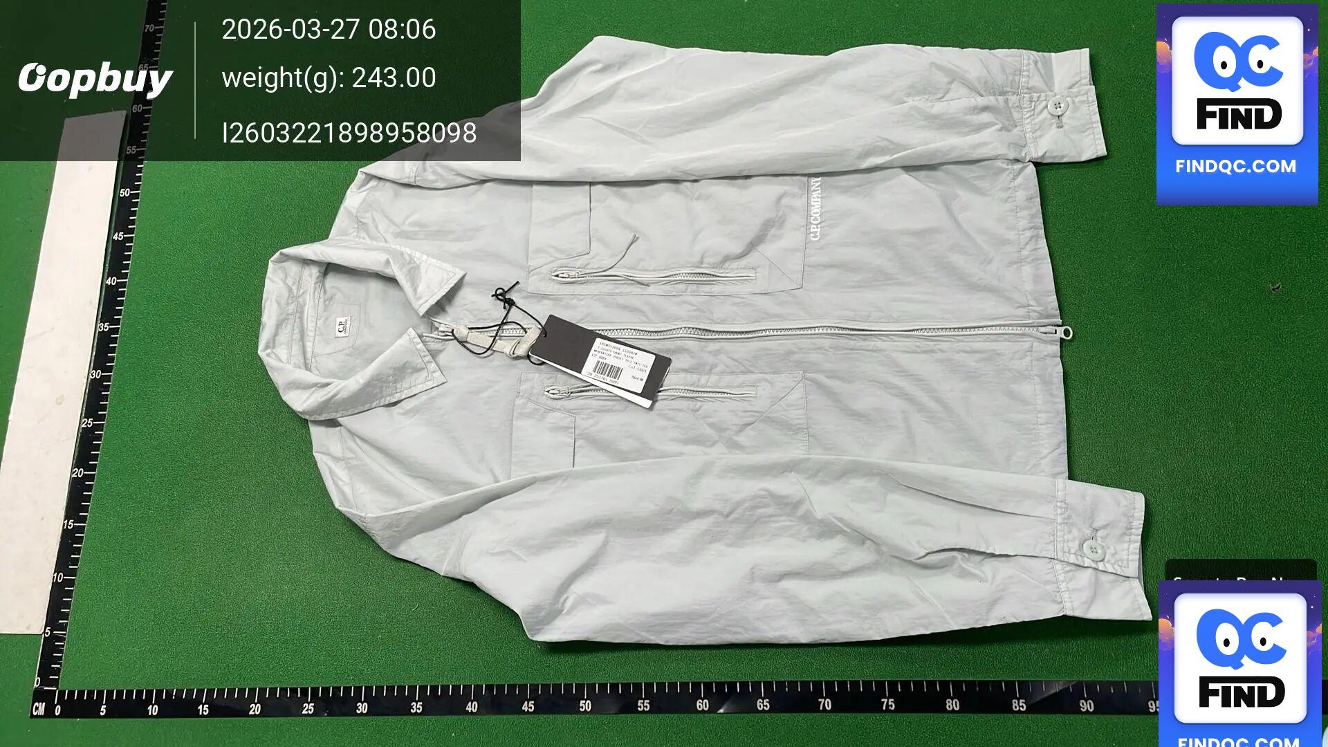 2026 Spring New C.P Men's Shirt Jacket Oversized Pocket Workwear Shirt Company Top cp