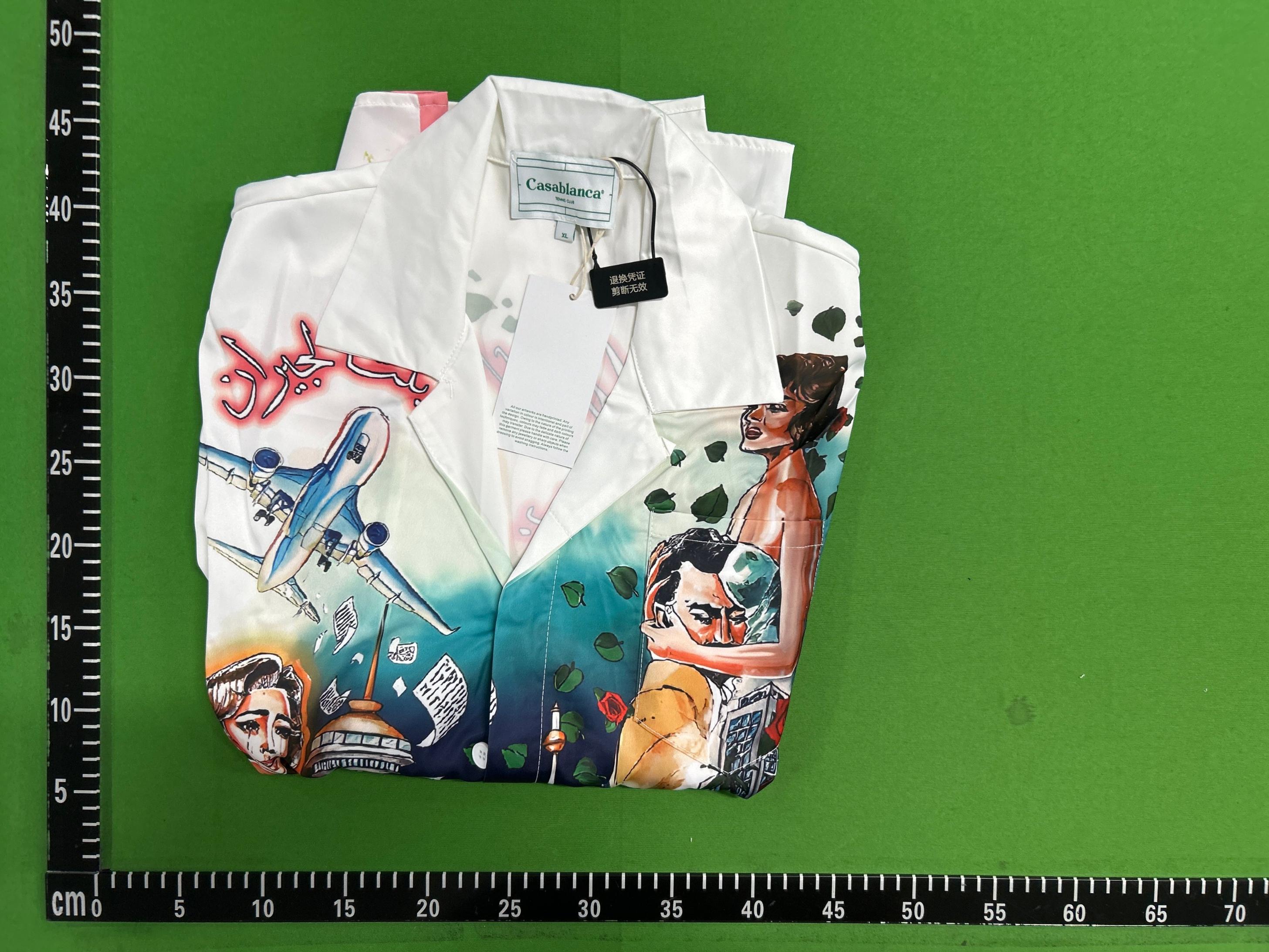 Casabulca Casablanca Vacation Movie Theater Hawaii Versatile Casual Short-Sleeve Vacation Shirt