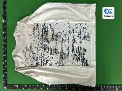 Shibu American-Style Diary-Style Color-Washed Long-Sleeve Distressed Spray-Painted Hippie Wasteland Punk Y2K Long-Sleeve T-Shirt