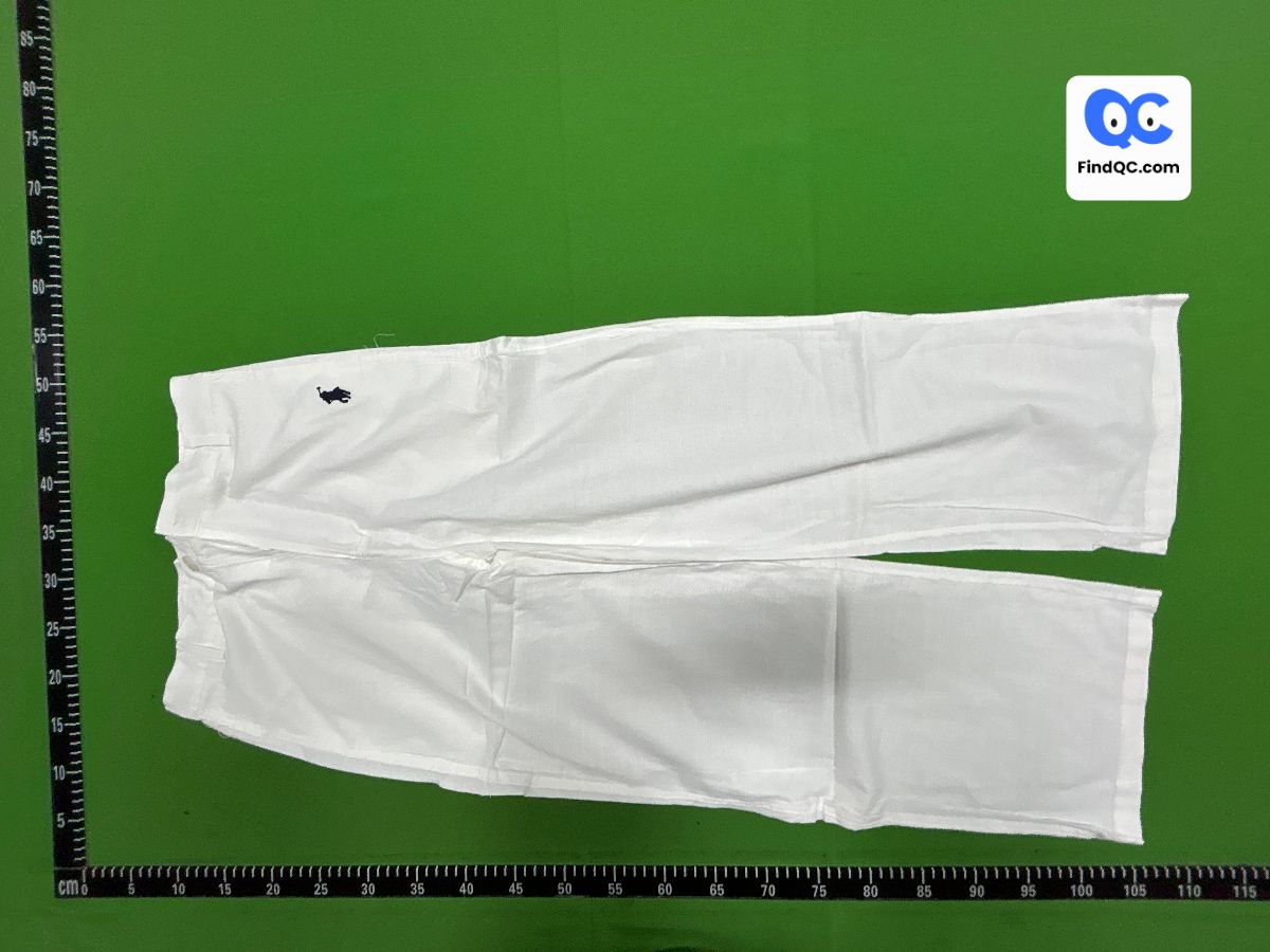 Outlet Brand Clearance Old Money Style American Pony Logo Linen Wide Leg Pants Women's Slim Casual Cotton and Linen Pants