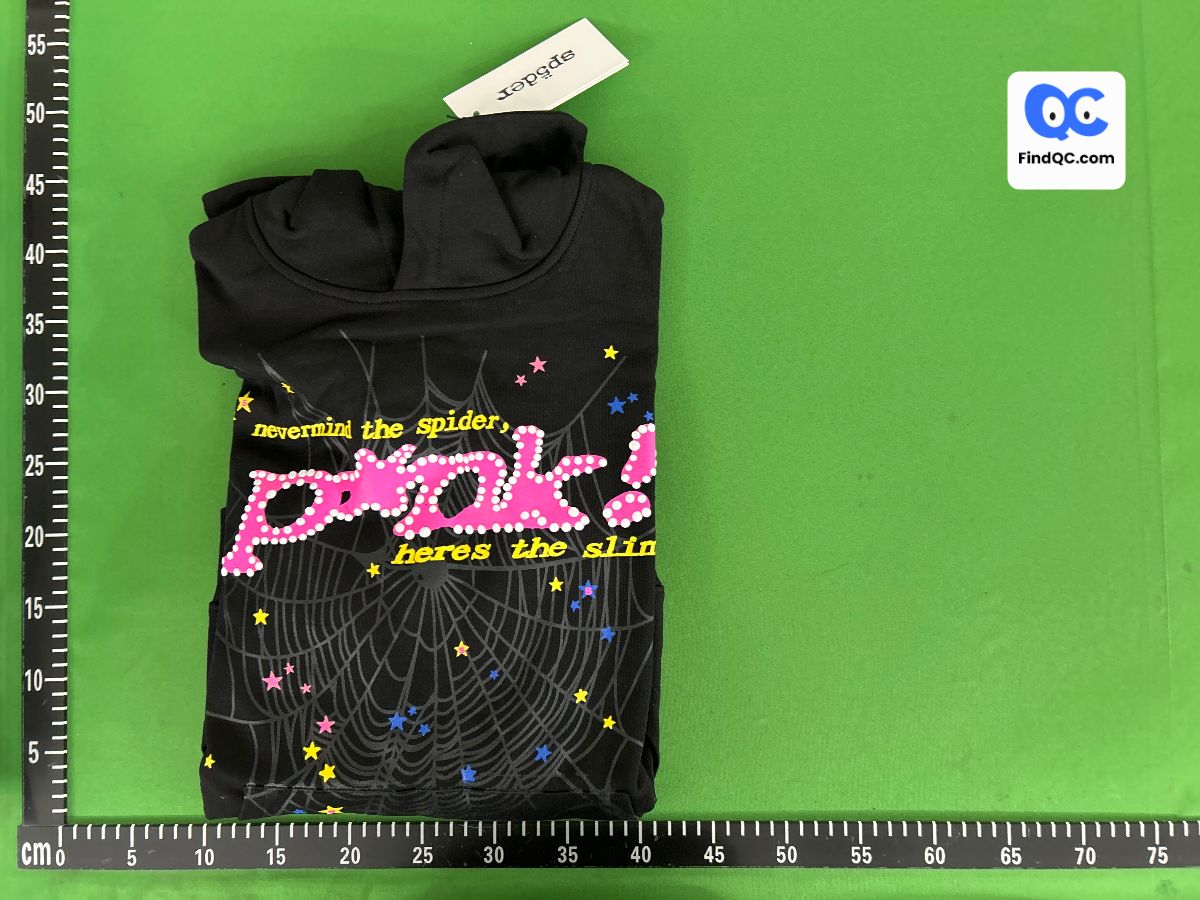 Cross-Border Sp1Der Hip-Hop Singer Young Thug's Same Style Foam Letter 555555 Couple Hoodie Pink