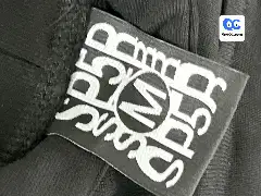 Cross-Border Sp1Der Hip-Hop Singer Young Thug's Same Style Foam Letter 555555 Couple Hoodie Pink