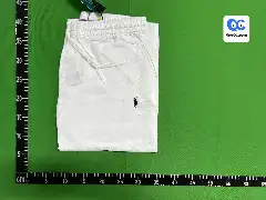 In-Stock Rl Horse Logo Embroidered Linen Wide-Leg Pants for Women, Breathable Elastic Waist Drawstring Straight Casual Long Pants with Pony Logo