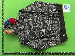 Trendy Brand BAPE Shark Camouflage Zipper Sweater Men's and Women's Loose Cotton fleece-lined Hooded Cardigan Jacket for Men