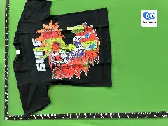 Cross-border E-commerce Men's T-shirt T-shirt Cotton Street Clothing Animation Casual Super Large Basketball Print Short Sleeve Top T-shirt