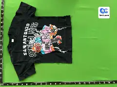 Cross-border E-commerce Men's T-shirt T-shirt Cotton Street Clothing Animation Casual Super Large Basketball Print Short Sleeve Top T-shirt