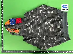 Trendy Brand Miami 4Th Anniversary Shark Full Double-Hood Camouflage Sweatshirt