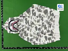 Cross-Border Wholesale Trendy Camouflage Jacket Shark Hoodie Polka Dot Glow-In-The-Dark Unisex Casual Currency Buster