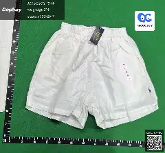 RL Ralph Lauren Style Linen Lounge Shorts Men Women Couple Casual Summer Sportswear