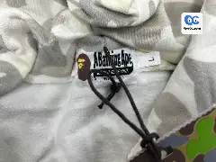 [DX24-9] Shark Camo Zip-Up Hoodie Unisex Couple's Loose Fit